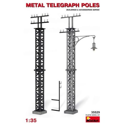 MiniArt Metal telegrah poles