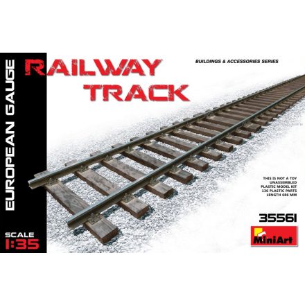 MiniArt Railway Track (European Gauge) makett