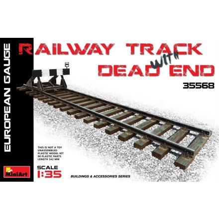 MiniArt Railway Track & Dead End(European Gauge) makett