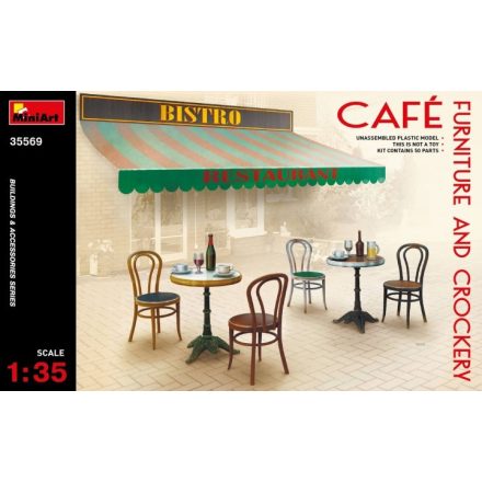 MiniArt Café Furniture & Crockery