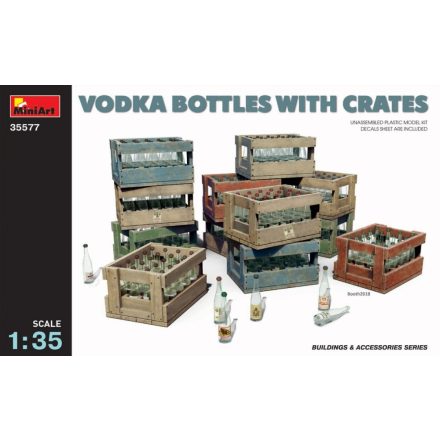 MiniArt Vodka Bottles with Crates