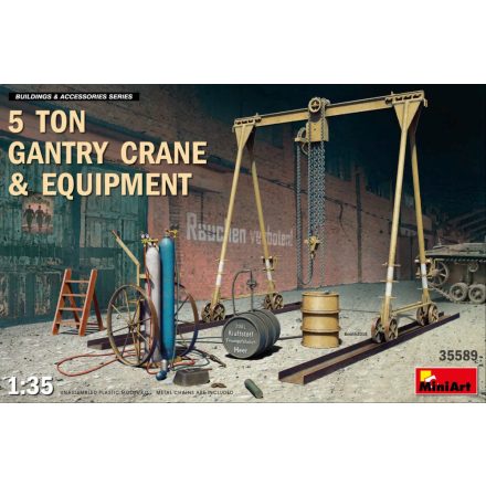 MiniArt 5 Ton Gantry Crane & Equipment