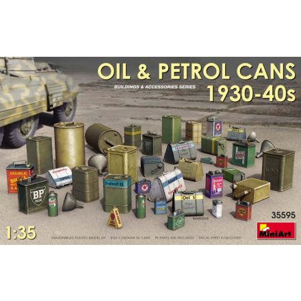 MiniArt Oil & Petrol Cans 1930-40s