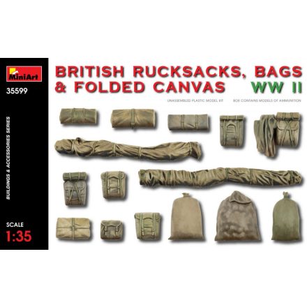 MiniArt British Rucksacks, Bags & Folded Canvas
