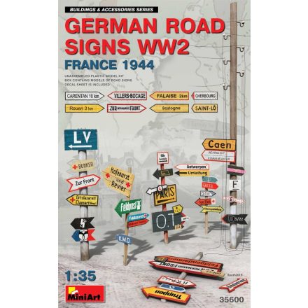 MiniArt German Road Signs WW2 (France 1944)
