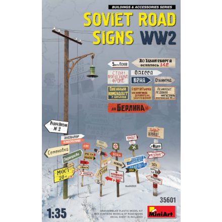 MiniArt Soviet Road Signs WW2