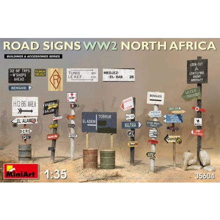 MiniArt Road Signs WW2 North Africa