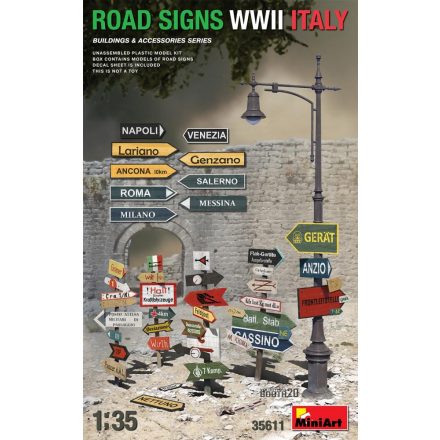 MiniArt ROAD SIGNS WWII ITALY