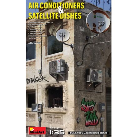 MiniArt Air Conditioners & Satellite Dishes makett