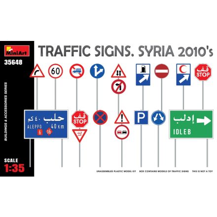 MiniArt TRAFFIC SIGNS SYRIA 2010’s makett