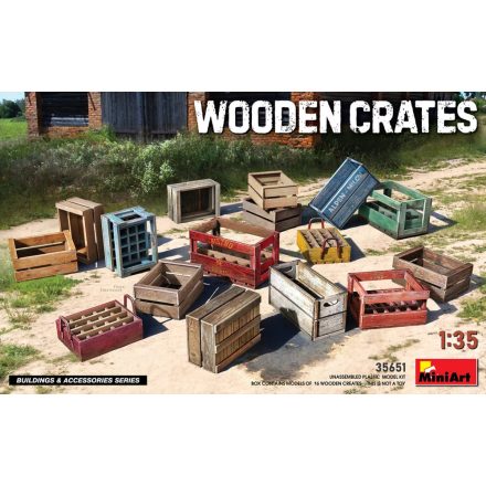 MiniArt Wooden Crates makett