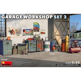 MiniArt Garage Workshop Set 2 makett