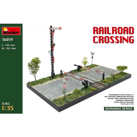 MiniArt Railroad Crossing