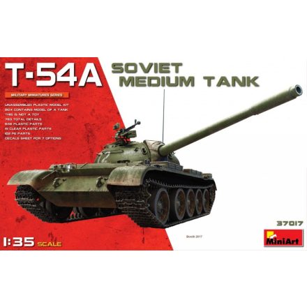 MiniArt T-54A Soviet Medium Tank makett