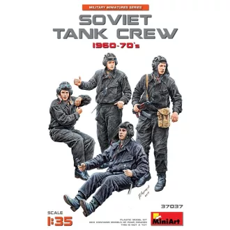   MiniArt - Soviet Tank Crew 1960-70s 1:35 harci jármű makett