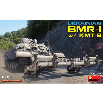 MiniArt Ukrainian BMR-1 w/KMT-9 makett