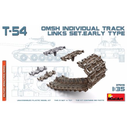 MiniArt T-54 OMSh Individual Track Links Set. Early Type