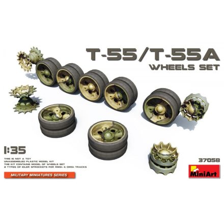 MiniArt T-55/T-55A Wheels Set