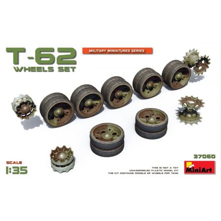 MiniArt T-62 Wheels Set
