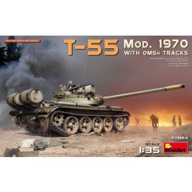 MiniArt T-55 Mod. 1970 w/OMSh Tracks makett