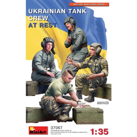 MiniArt Ukrainian Tank Crew at Rest makett