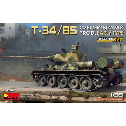 Miniart T-34/85 Czechoslovak Prod. Early Type. Interior Kit makett
