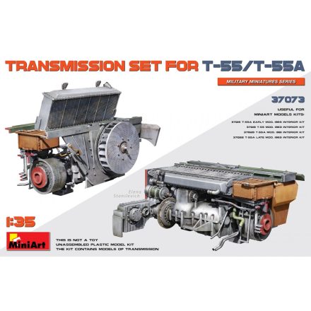 MiniArt TRANSMISSION SET FOR T-55/T-55A