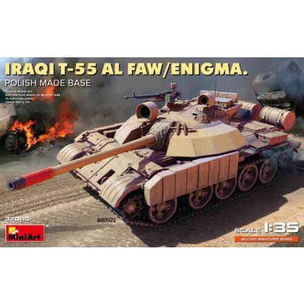 MiniArt Iraqi T-55 Al Faw / Enigma Polish Made Base makett