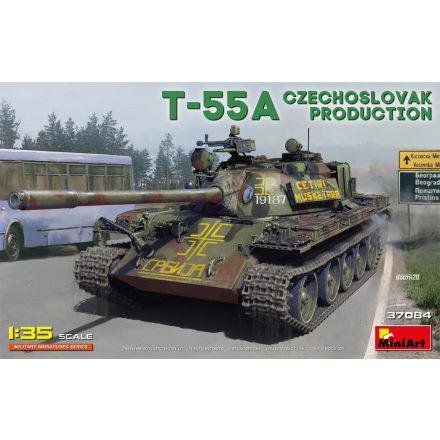 MiniArt T-55A Czechoslovak Production makett