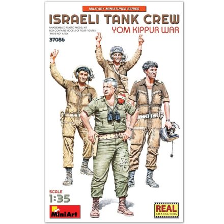 MiniArt Israeli Tank Crew. Yom Kippur War makett