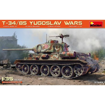 MiniArt T-34/85 YUGOSLAV WARS makett