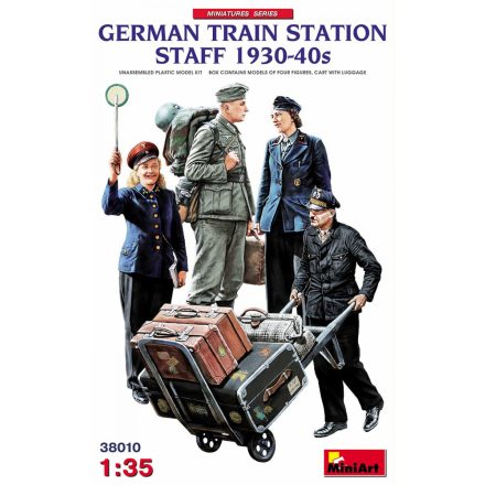 MiniArt GERMAN TRAIN STATION STAFF 1930-40s