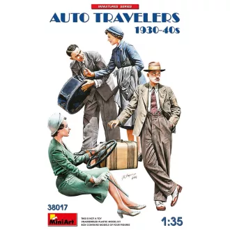 MiniArt - Auto Travelers 1930-40s 1:35 figura készlet