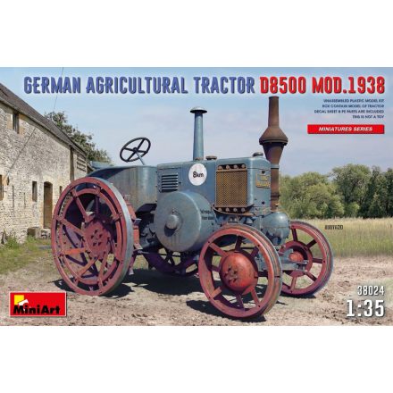 MiniArt German Agricultural Tractor D8500 Mod. 1938 makett