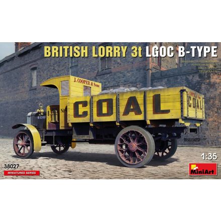 Miniart British Lorry LGOC 3t B-Type makett