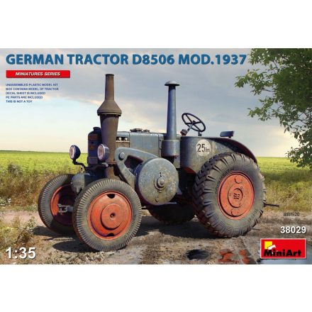 MiniArt German Tractor D8506 Mod. 1937 makett