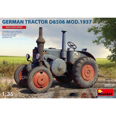 MiniArt German Tractor D8506 Mod. 1937 makett