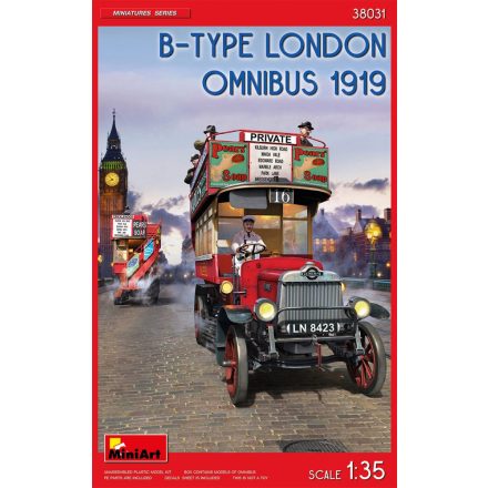 MiniArt B-Type London Omnibus (1919) makett