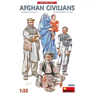 MiniArt - Afghan Civilians 1:35 figura készlet