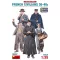 MiniArt - French Civilians '30-'40s. Resin Heads 1:35 figura készlet
