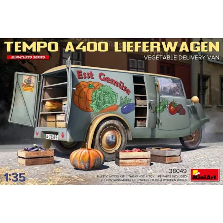 Miniart TEMPO A400 LIEFERWAGEN. VEGETABLE DELIVERY VAN makett