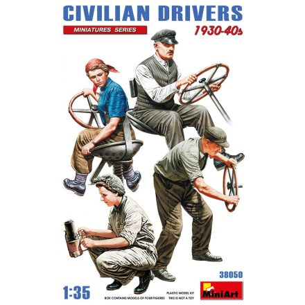 MiniArt CIVILIAN DRIVERS 1930-40s makett