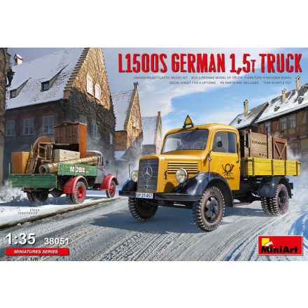 Miniart L1500S German 1,5t Truck makett