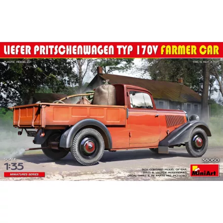 Miniart LIEFER PRITSCHENWAGEN TYP 170V FARMER CAR makett