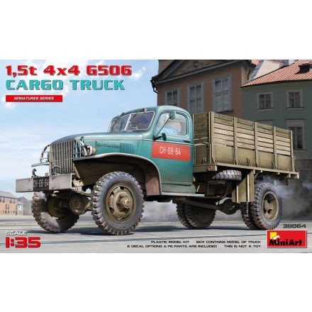 Miniart 1,5 t 4x4 G506 Cargo Truck makett
