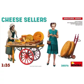 MiniArt - Cheese Sellers 1:35 figura készlet