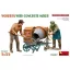 MiniArt Workers with Concrete Mixer makett
