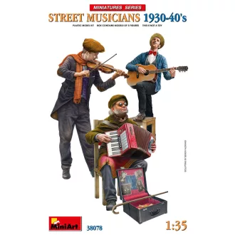   MiniArt - Street Musicians 1930-40's 1:35 figura készlet