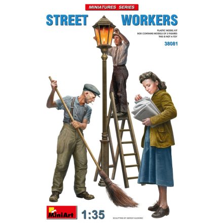 MiniArt Street Workers makett