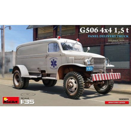 Miniart G506 4x4 1,5t Panel Delivery Truck makett